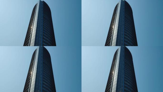 0041_V实拍城市建筑仰视仰拍高楼大厦