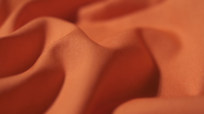 橙色布料材质细节纹理