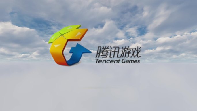 商业企业logo展示动画白云（无插件）