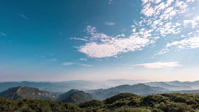 重庆赵云山风景区蓝天白云