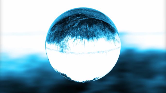 玻璃球或露水，环保，循环