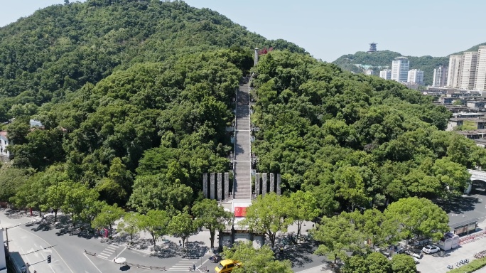 【5.1K合集1】台州椒江烈士山陵园全景