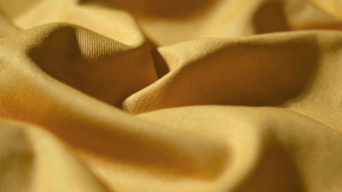 黄色布料材质细节纹理