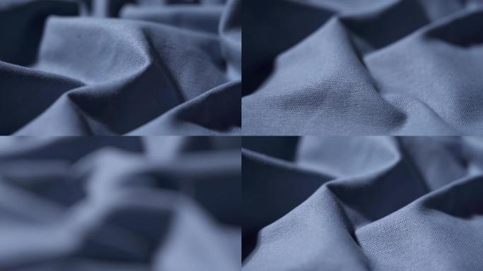 深蓝色布料材质细节纹理