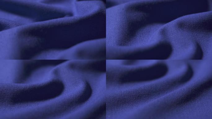 蓝色布料材质细节纹理