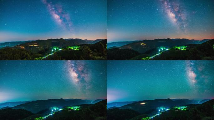 重庆白马山银河星空