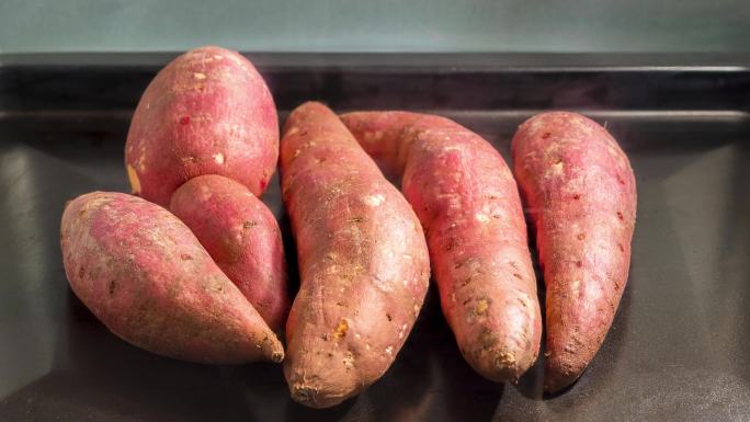 烤红薯 蜜薯 美食 制作 红薯
