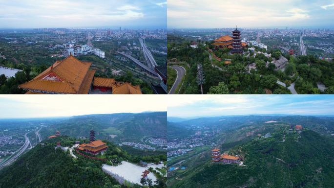 5.4K -- 韩城象山公园、俯瞰韩城