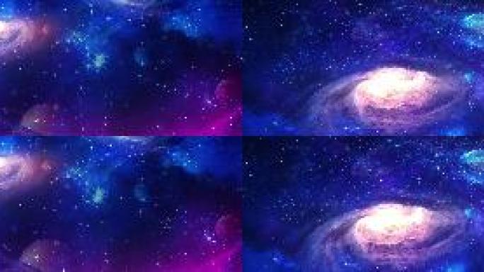 超宽唯美浪漫宇宙星系九大行星星球动画视频