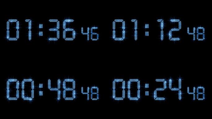 蓝色闪耀星光闪闪倒计时2分钟精确到毫秒