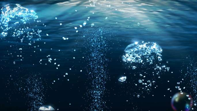 海底气泡上升