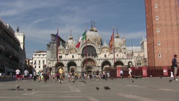 威尼斯圣马可广场景观