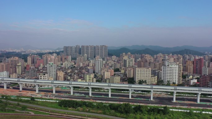 深圳光明楼村 城中村 历史建筑 航拍大景