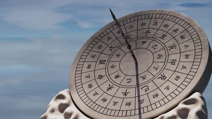日晷 3D动画展示古代日晷计时原理
