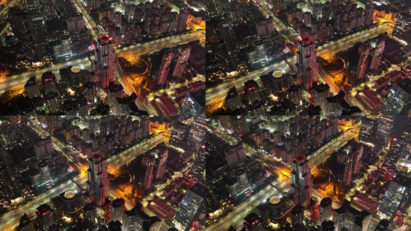 联合广场夜景航拍