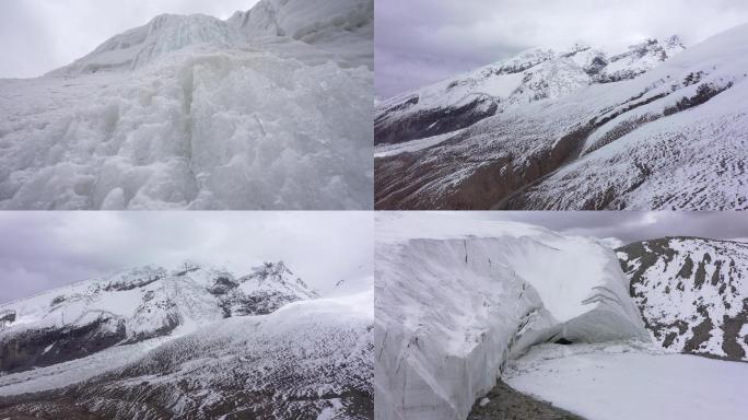 4K 新疆雪山之父慕士塔格峰空镜