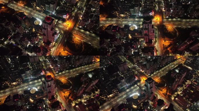 联合广场夜景航拍