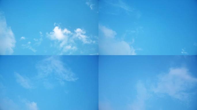 【HD天空】轻云薄雾风起云涌梦幻蓝天白云