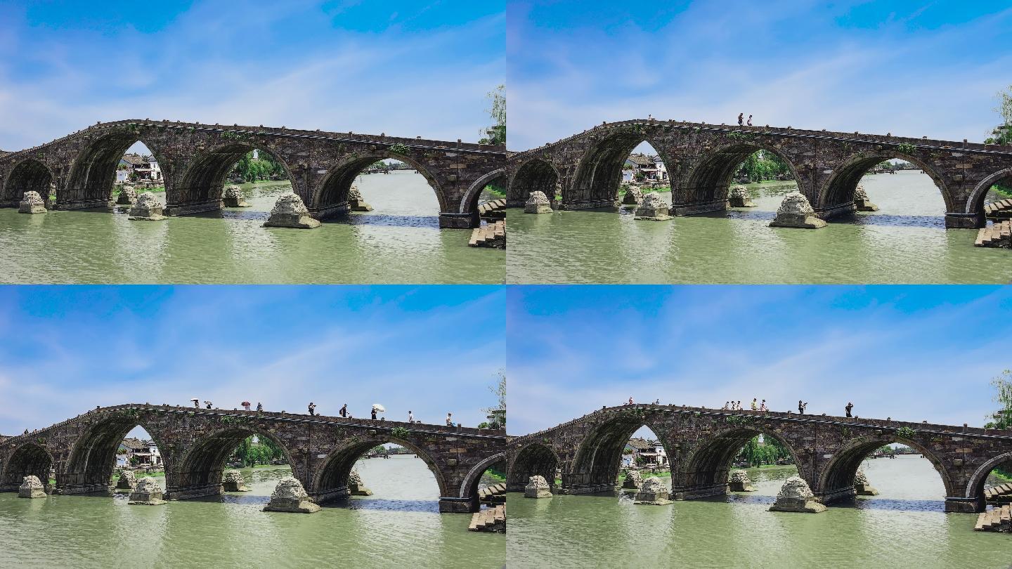 广济桥01延时摄影 自然风光 京杭大运河