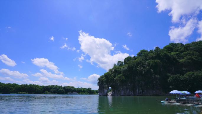 桂林象鼻山延时摄影