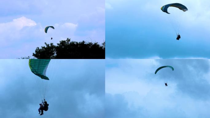 极限滑翔伞运动高空跳伞飞行