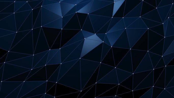 4K科技三角形状网格背景