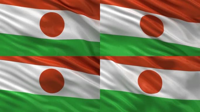 尼日尔国旗是一个无尽的圆环