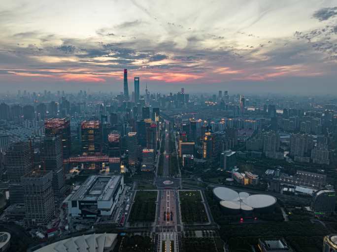上海航拍延时