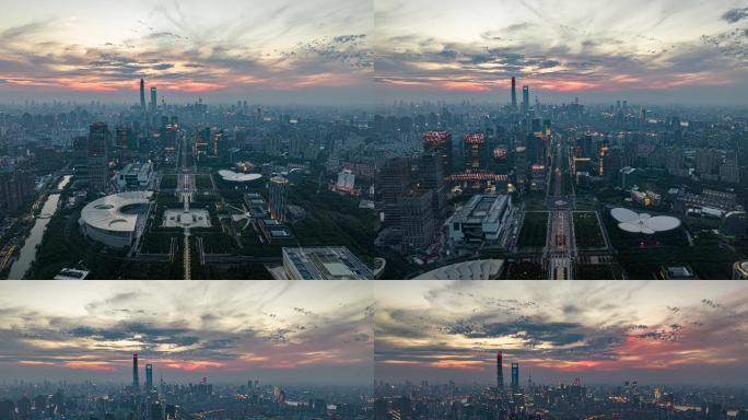 上海航拍延时