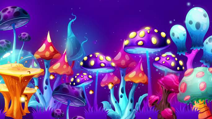 魔法森林蘑菇世界