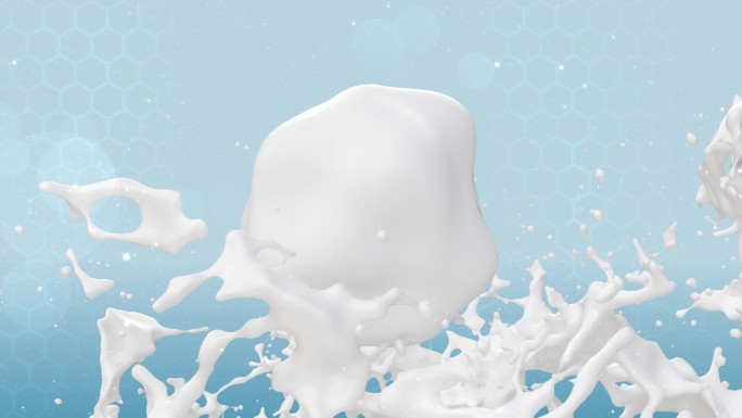 奶滴牛奶飞溅 营养成分 奶粉素材