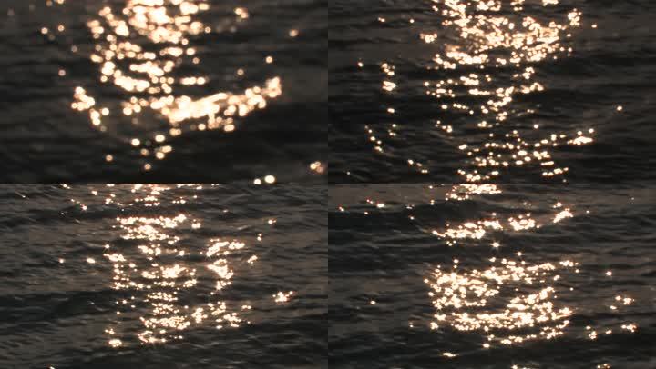 阳光在加尔达湖反射