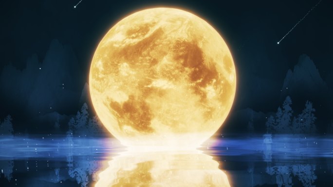 唯美超级月亮