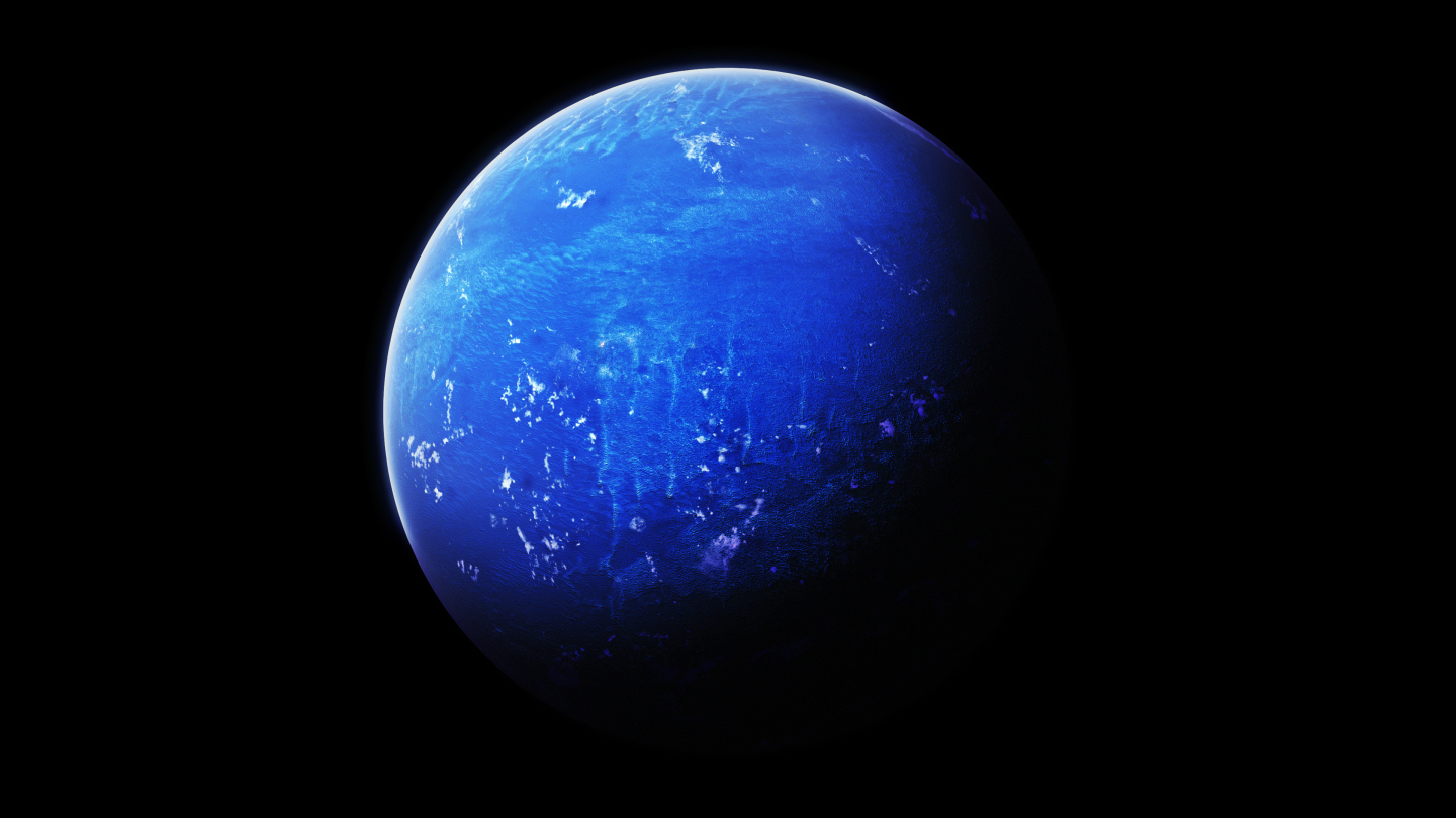4K蓝色星球