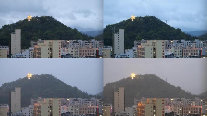 信宜玉都山，小城市风景