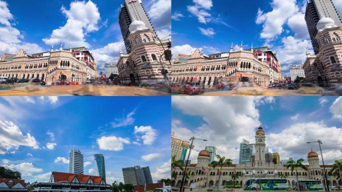 吉隆坡独立广场延时 马来西亚城市延时