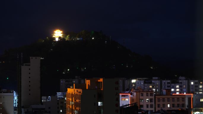 信宜夜景，小城市夜景延时