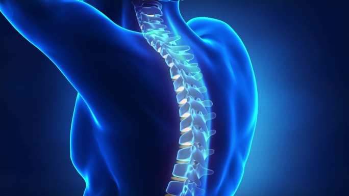 颈部疼痛从脊柱椅辐射到颈部。