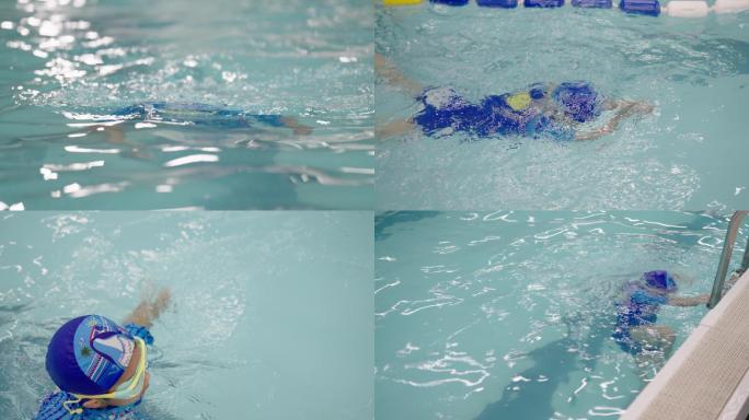 儿童游泳训练