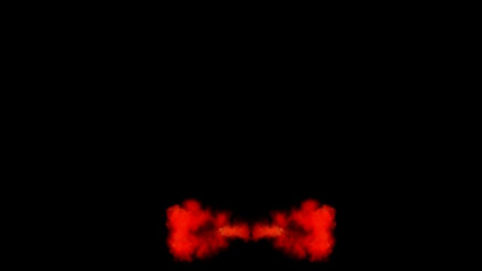 蓝色和红色（对称）抽象烟雾。包括Alpha通道。你可以在我的作品集中找到其他的烟雾抽象