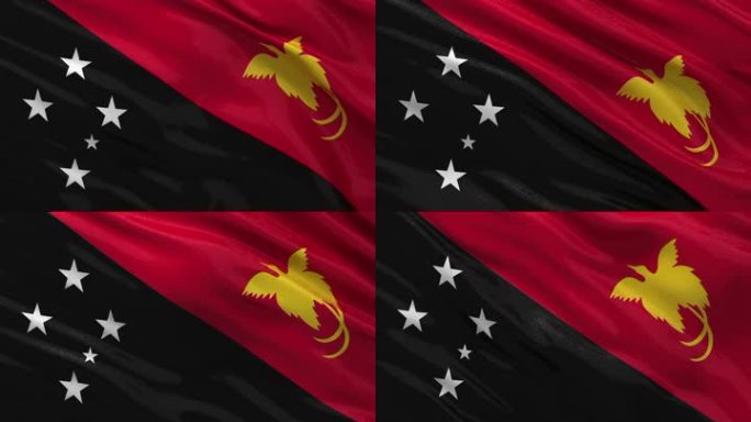 巴布亚新几内亚国旗是一个无尽的圆环