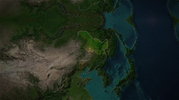 大庆地形图
