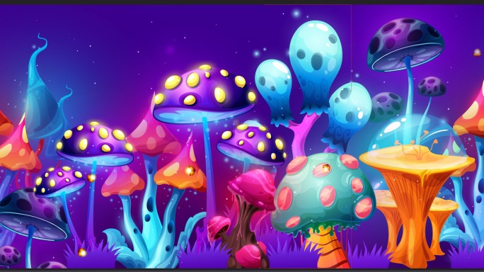六一魔法世界蘑菇森林宽屏