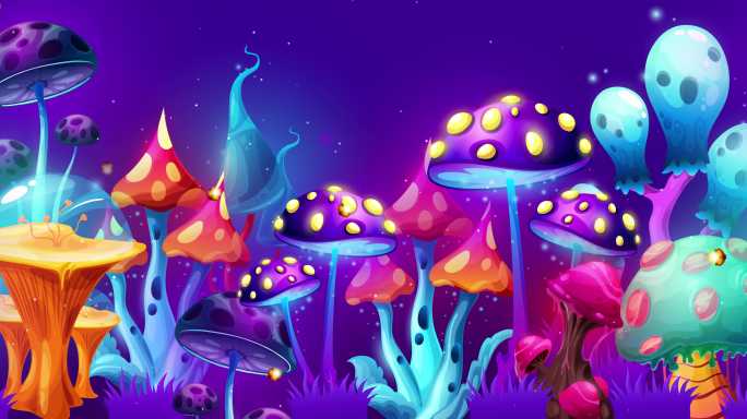 六一魔法世界蘑菇森林宽屏
