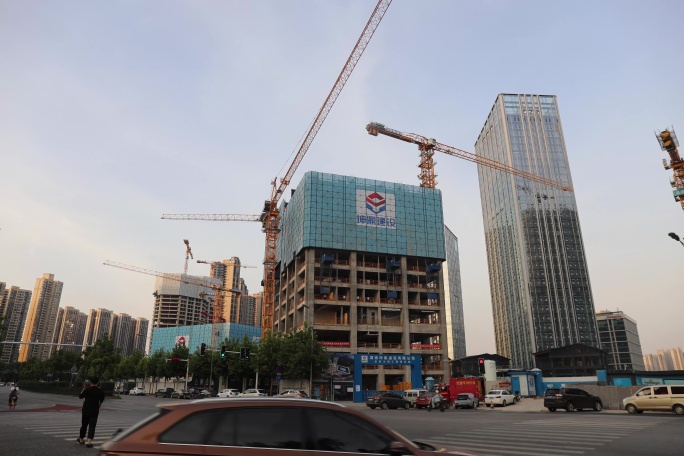 【4K】长沙高新区达美中心建设延时