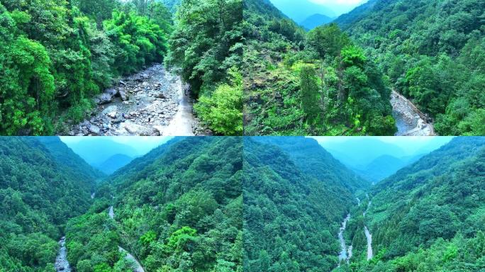 崇州鸡冠山溪水