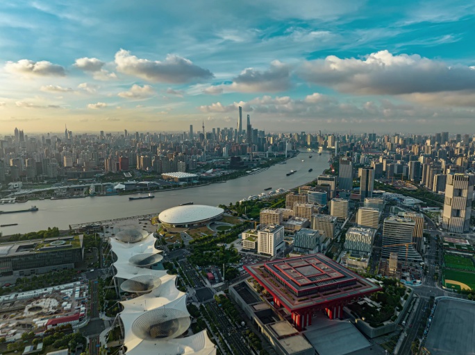 上海航拍延时