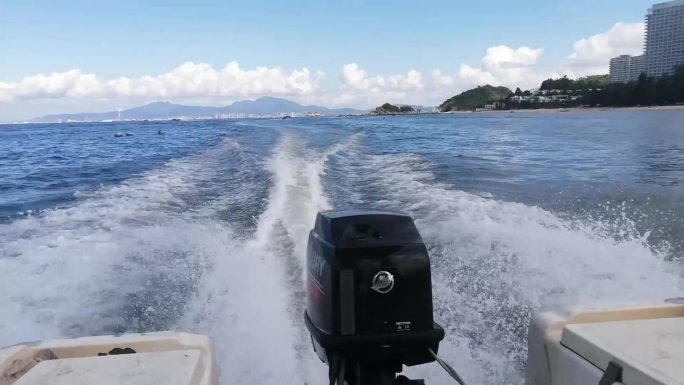 船尾海浪视频素材下载