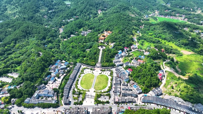 4K航拍衡阳南岳衡山景区3