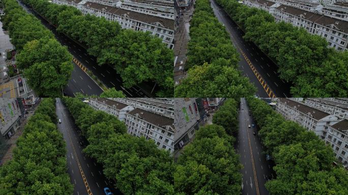 淮安雨后淮海路